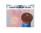CLOUD CLEAR - SPF 50 Gel - Brush on Sunscreen - FREE SHIPPING
