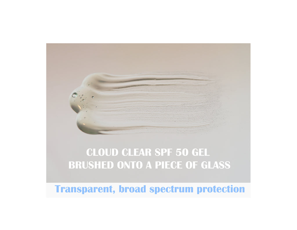 CLOUD CLEAR - SPF 50 Gel - Brush on Sunscreen - FREE SHIPPING